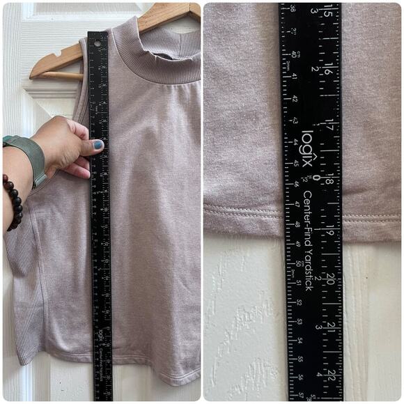 Old Navy Sleeveless CozeCore Mock-Neck Cropped Top Size XL Workout Gym - Picture 7 of 10